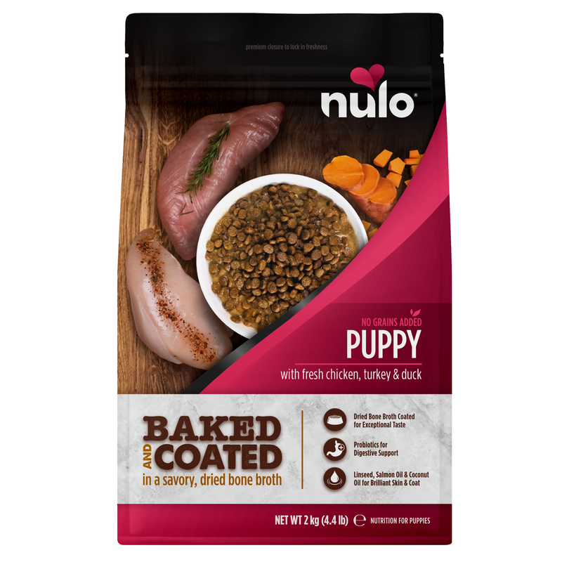 Ricetta Baked & Coated Puppy a base di tacchino, pollo e anatra per cani