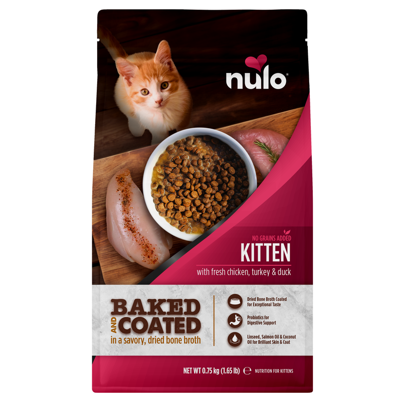 Ricetta Baked & Coated Kitten a base di pollo, tacchino e anatra per gatti