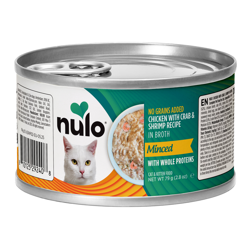 Ricetta Trito con proteine integrali di pollo, granchio e gamberetti per gatti